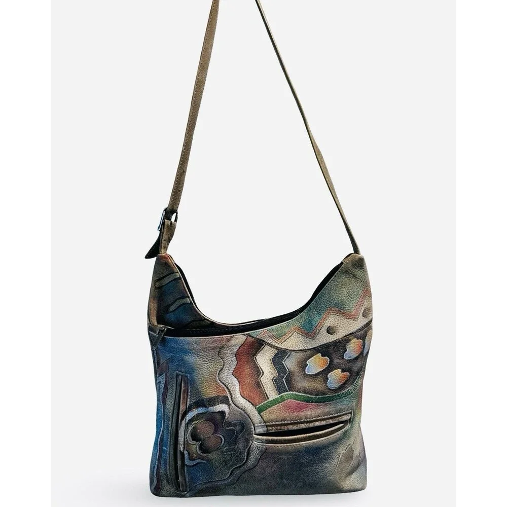 anuschka hand painted leather handbags new